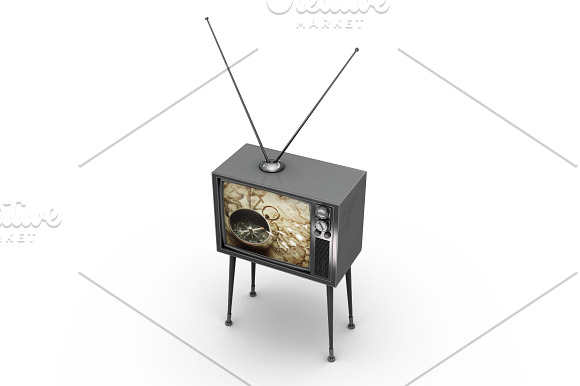 Vintage Tv Mockup in Mockup Templates - product preview 14