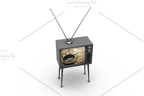 Vintage Tv Mockup in Mockup Templates - product preview 15