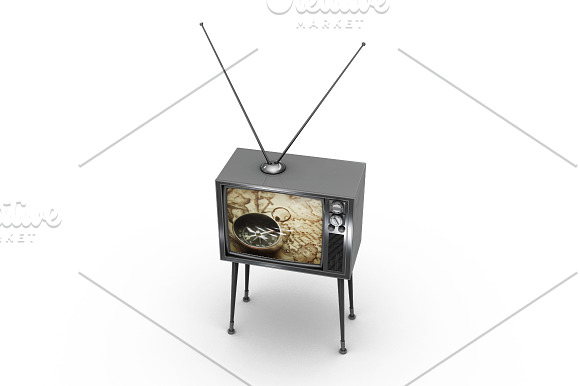 Vintage Tv Mockup in Mockup Templates - product preview 16