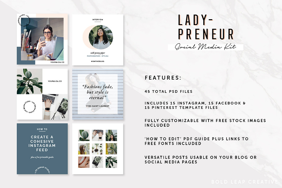 Ladypreneur: Social Media Pack