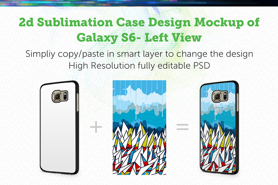 GalaxyS6 2d Sublimation Angle Mockup in Product Mockups - product preview 8