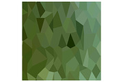 Tea Green Abstract Low Polygon Backg