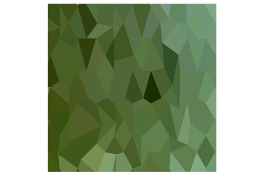 Tea Green Abstract Low Polygon Backg in Patterns - product preview 8