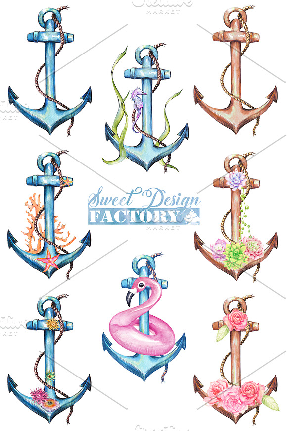 Anchors clipart in Illustrations - product preview 1