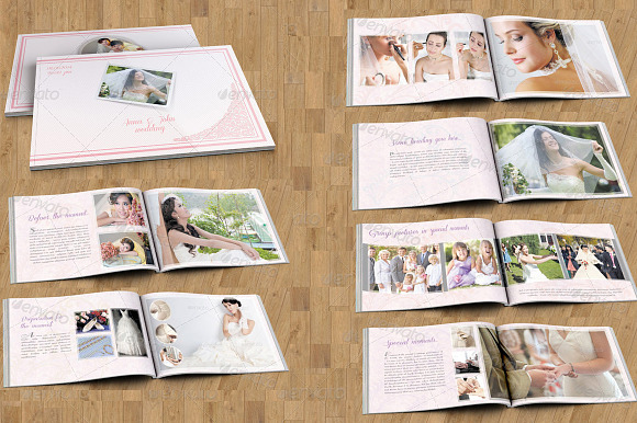 Wedding photography magazine-V102 in Brochure Templates - product preview 4