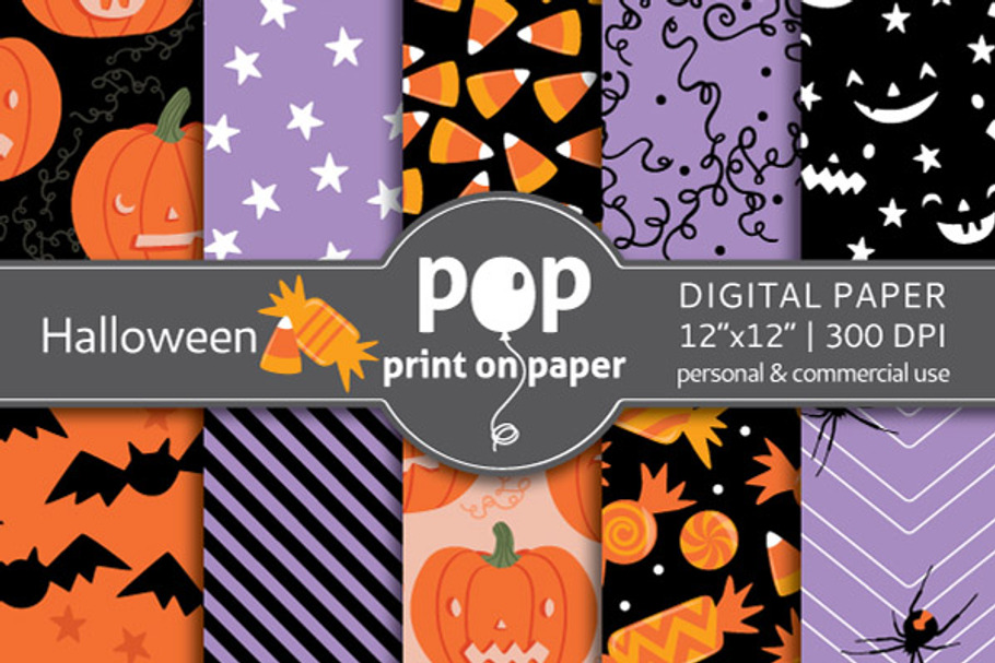 Halloween - 10 digital papers