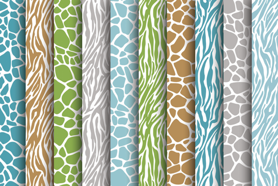 Boy's Safari Animal Print Papers in Patterns - product preview 8