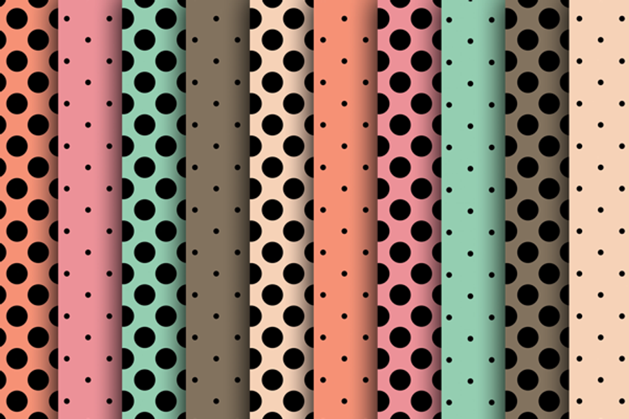 Seamless Watermelon Polka Dots in Patterns - product preview 8