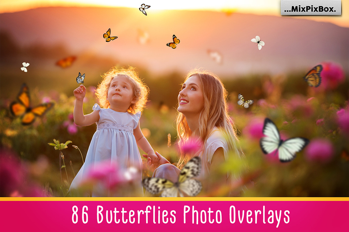 Butterflies Photo Overlays in Photoshop Layer Styles - product preview 8