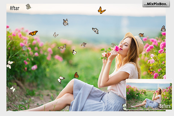 Butterflies Photo Overlays in Photoshop Layer Styles - product preview 3