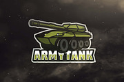 Army Tank Sport and Esport Logo