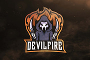 Devil Fire Sport and Esports Logo