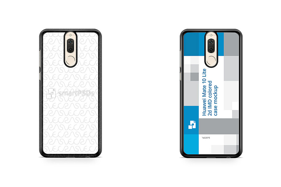 Huawei Mate 10 Lite 2d Colored Case  in Product Mockups - product preview 8