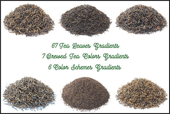 Tea Leaves Gradients in Photoshop Gradients - product preview 1