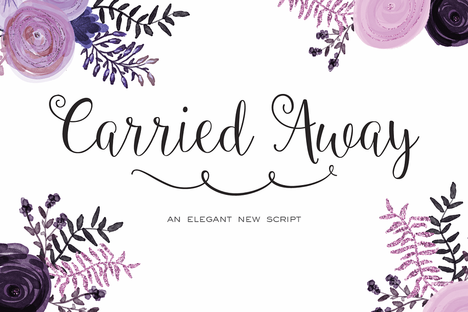 Carried Away Script + Monogram in Script Fonts - product preview 8