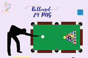 Billiard Clipart