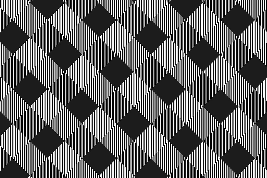 Black and white checkered pattern in Patterns - product preview 8
