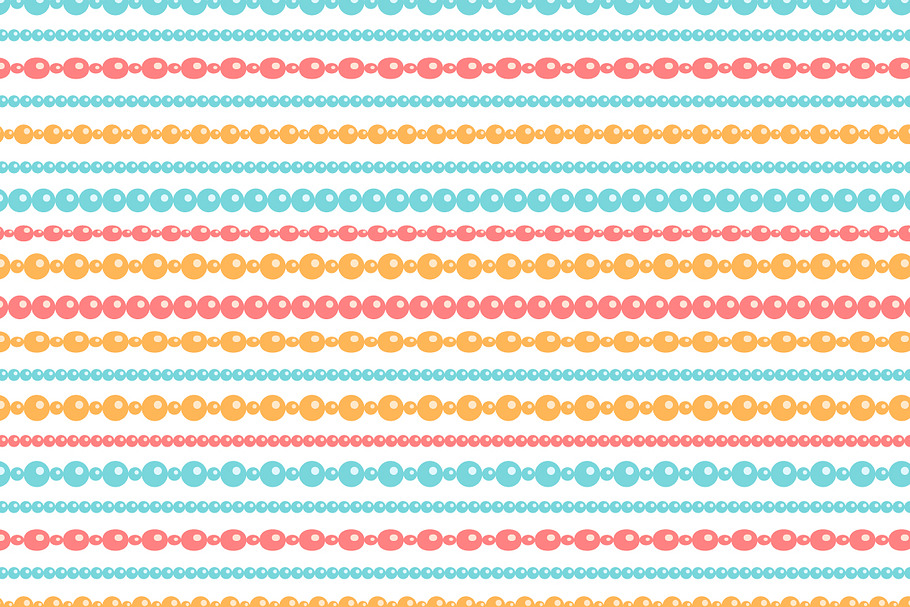 Pastel colored glossy beads pattern in Patterns - product preview 8