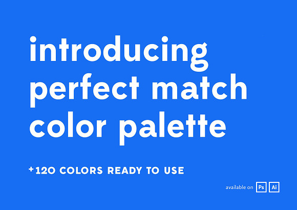 Perfect Match Color Palette in Photoshop Color Palettes - product preview 5