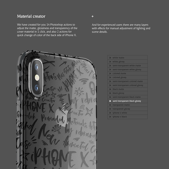 iPhone X Case Animated Creator in Product Mockups - product preview 2