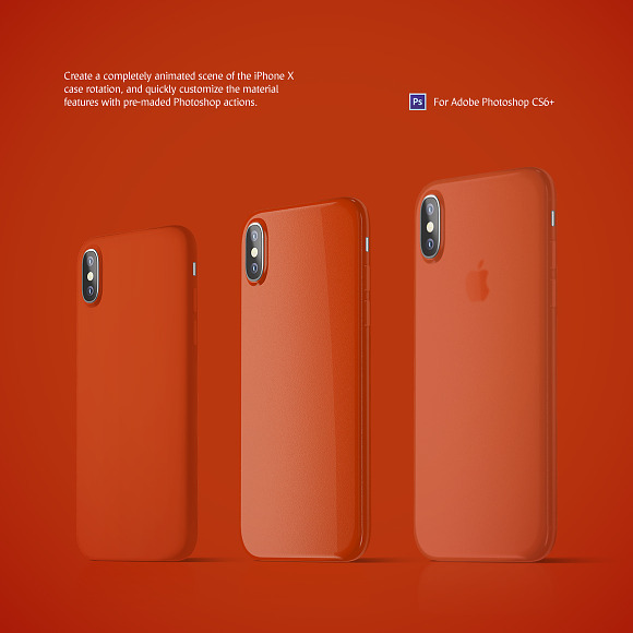 iPhone X Case Animated Creator in Product Mockups - product preview 7