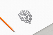 Sketch Effect Logo MockUp
