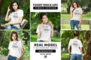 Female Tshirt Mockups Vol-2.1