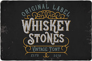 Whiskey Stones Typeface