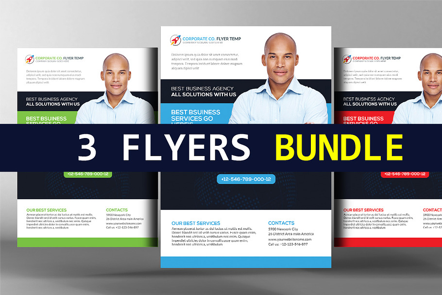 3 Accounting Firm Flyers Bundle in Flyer Templates - product preview 8