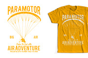 Paramotor T-Shirt Design
