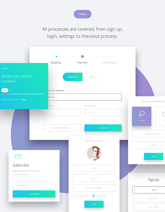 Datta - Dashboard UI Kit - Psd in UI Kits and Libraries - product preview 9