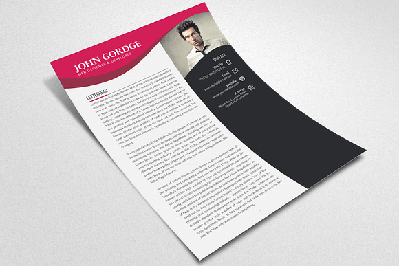 Creative Word CV Resume in Resume Templates - product preview 2