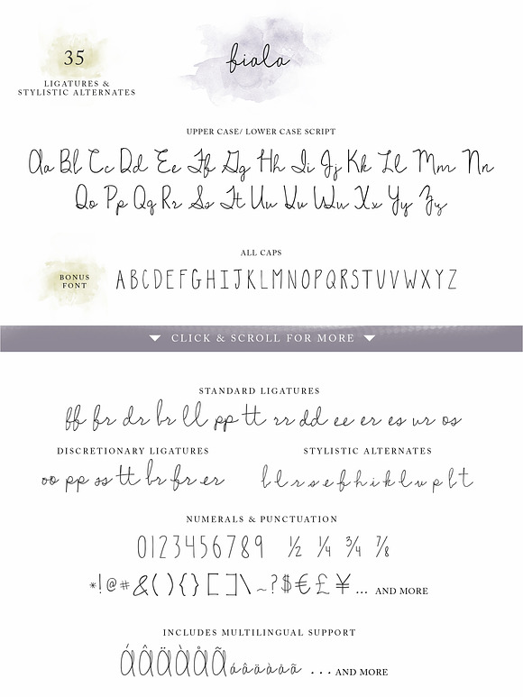 Fiala // A Handwritten Font Duo in Script Fonts - product preview 8