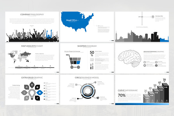 Esse Powerpoint Template in PowerPoint Templates - product preview 2
