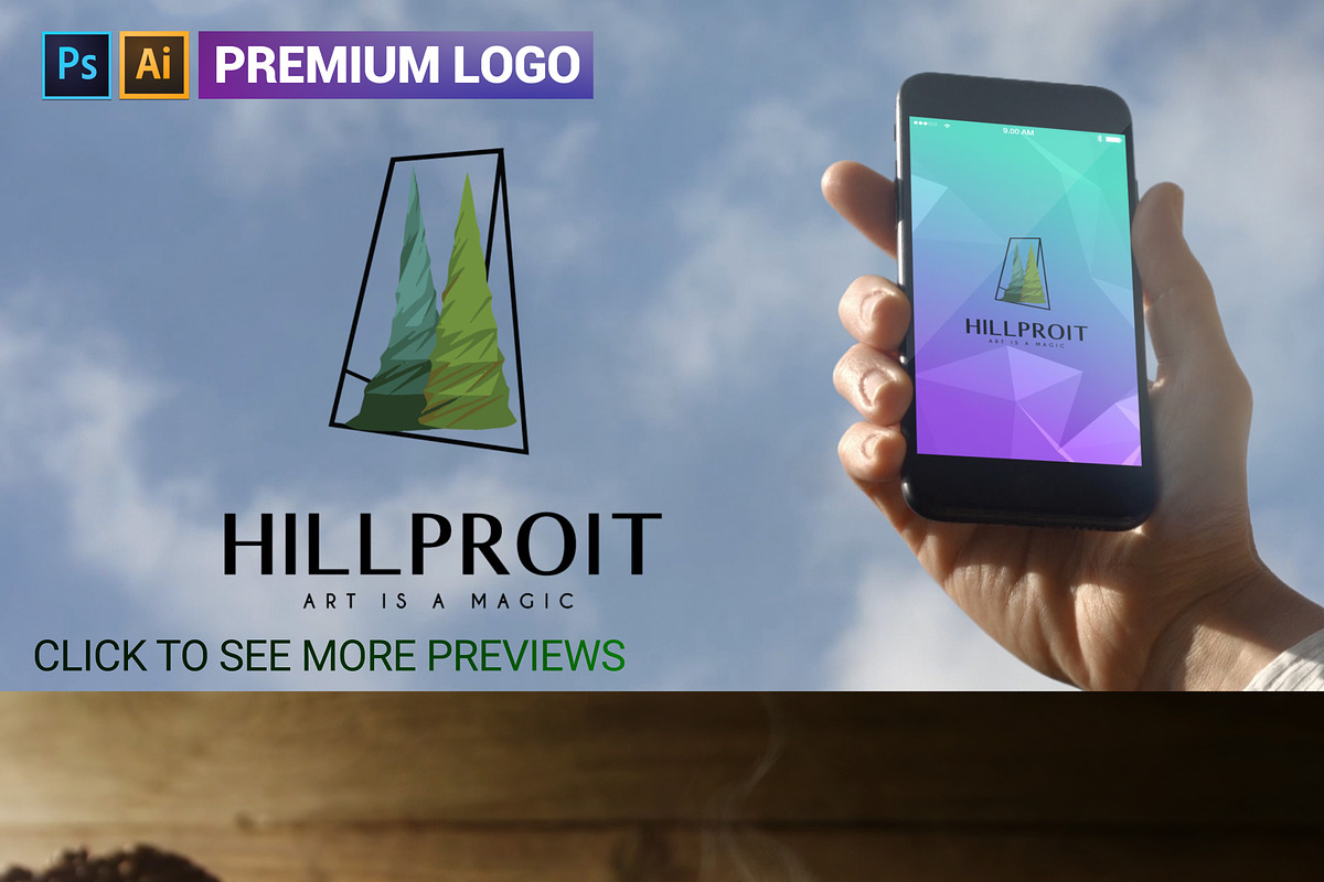 Futuristic Geometric Shapes Logo in Logo Templates - product preview 8