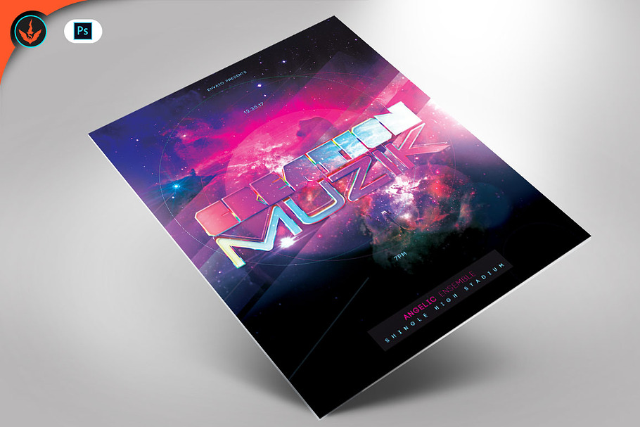 Creation Music Flyer Template