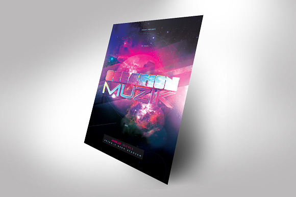Creation Music Flyer Template in Flyer Templates - product preview 1