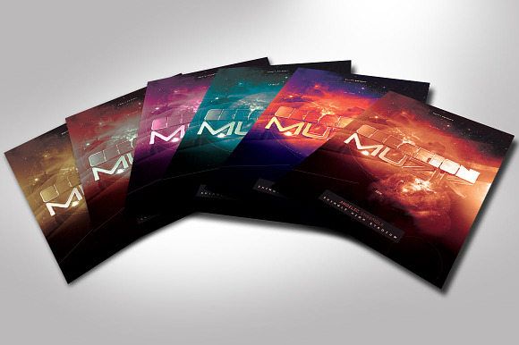 Creation Music Flyer Template in Flyer Templates - product preview 2