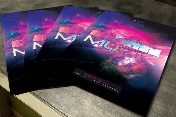 Creation Music Flyer Template in Flyer Templates - product preview 3