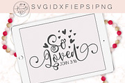 So Loved SVG DXF PNG EPS