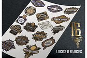 Pack Template with logos and badges