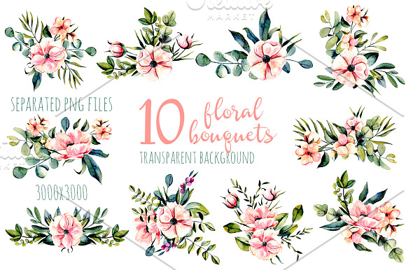 Eucalyptus. Big floral collection. in Illustrations - product preview 4