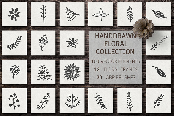 500+ Hand Drawn Elements -Bundle- in Illustrations - product preview 3