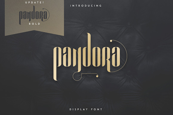 Pandora Display font -50% in Display Fonts - product preview 7