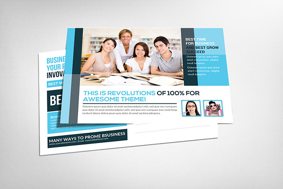 5 Digital Agency Postcards Bundle in Postcard Templates - product preview 3