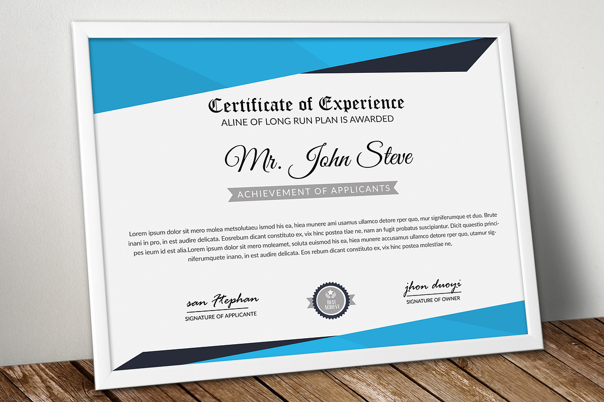 Certificate Template Word File in Stationery Templates - product preview 8