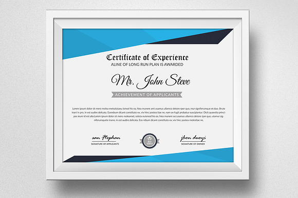 Certificate Template Word File in Stationery Templates - product preview 1