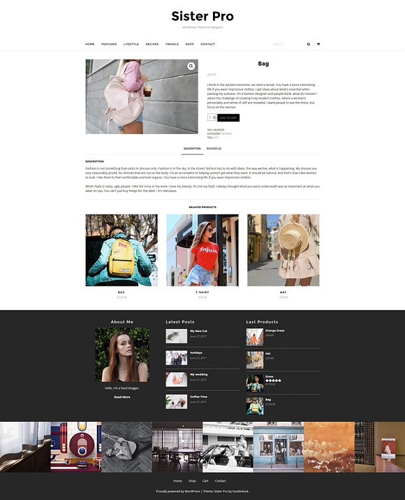 Sister - eCommerce Theme in WordPress Blog Themes - product preview 1