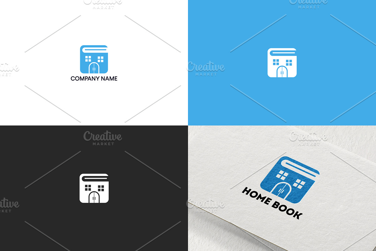 Book logo design | Free UPDATE in Logo Templates - product preview 8