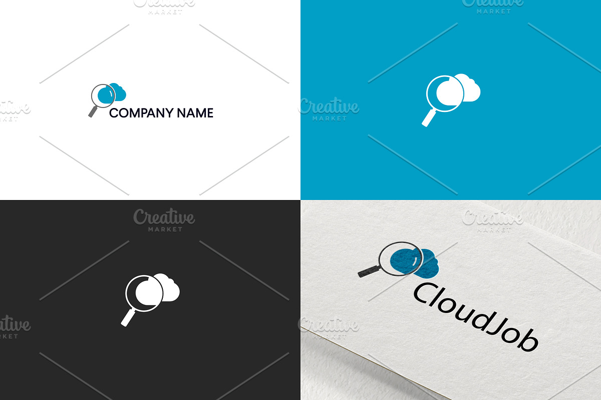 Cloud logo design | Free UPDATE in Logo Templates - product preview 8